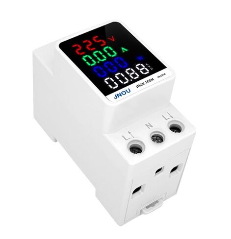 Digital Energy Meter, AC 80-270V, 0-100A, Rail-Mounted Power Consumption Monitor, Multifunction Tester GT2P-E in Saudi Arabia
