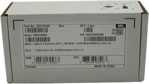 02318169 OMXD30000 SFP+ 10G Multi-Mode 850nm 0.3km 300m Duplex LC Transceiver Optical Module in Saudi Arabia