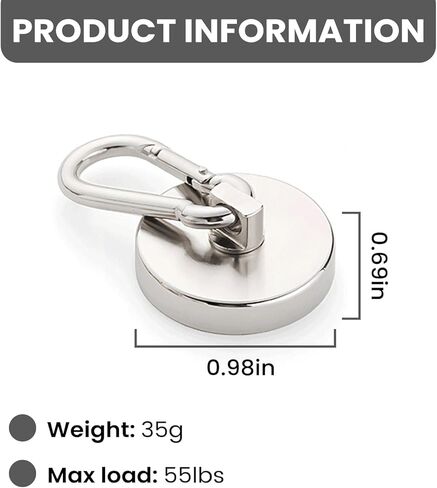 2 PCS Heavy Duty Storage Hooks, Outdoor Hooks for Hanging for Home, Refrigerator or Travel in Saudi Arabia