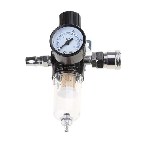 Air Pressure Regulator PT 1/2" Air Compressor Moisture Trap Filter Regulator with Pressure Gauge Water Oil Separator in Saudi Arabia