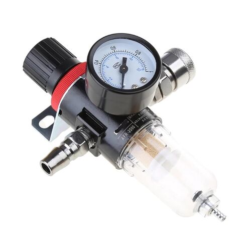 Air Pressure Regulator PT 1/2" Air Compressor Moisture Trap Filter Regulator with Pressure Gauge Water Oil Separator in Saudi Arabia