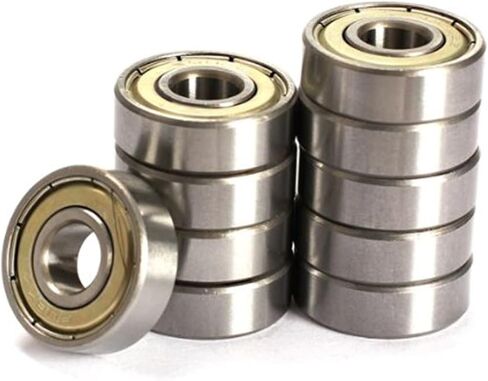 50 قطعة تحمل 608 608Z 608ZZ 8x22x7 محمية مصغرة الكرات محمل كروي صغير in Kuwait