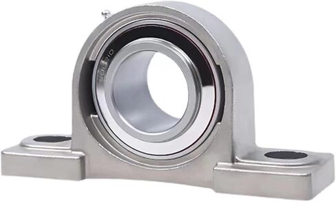 1PCS SUCP206 Stainless Steel Outer Spherical Bearing Belt Base Insert Bearings Waterproof Rustproof in Saudi Arabia