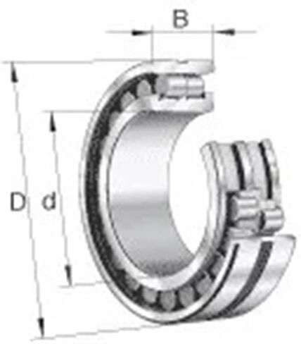 1 قطعة تحمل NN3008K SP 3182108 40x68x21 NN3008 3008 محامل أسطوانية in Kuwait