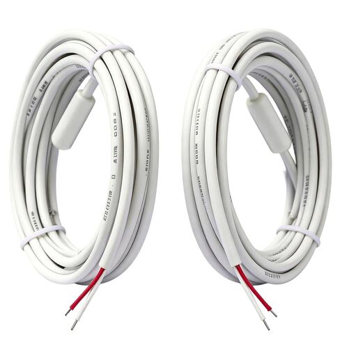 Underfloor Heating Sensor NTC 10k Ohm 2-Pack 119-inch Ground Temperature Probe with White Wires Compatible with Most Thermostats in Saudi Arabia