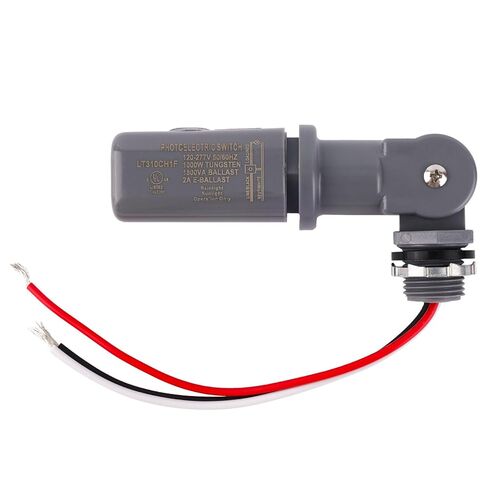 Photocell Sensor for Outdoor Lights, 120-277VAC 50/60 Hz IP54 Waterproof Dusk to Dawn Sensor Photoelectric Switch for Yard Parking Lot Street Landscape Lighting in Saudi Arabia