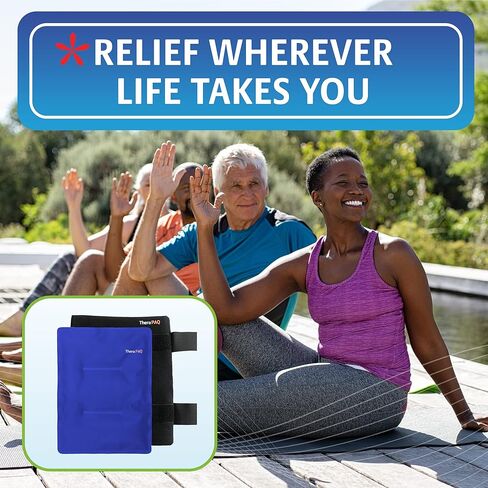 Reusable Ice Packs for Injuries – 14 x 11 Flexible Gel Ice Pack for Knee, Back, Shoulder Pain Relief, Soft Cold Compress for Swelling, Hot & Cold Therapy in Saudi Arabia