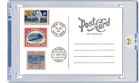 5" x 7" Magnetic Card Holder One Touch Case - For Post Cards, Photos Sports Memorabilia in Saudi Arabia