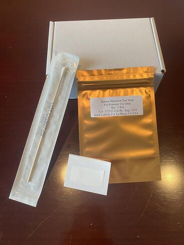 Semen Residue Detection Test Kit with Positive and Negative Controls, Crime Scenes, Infidelity, Parental Control, & Forensic Use in Saudi Arabia