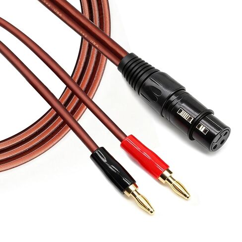 قابس الموز إلى كابل مكبر الصوت XLR قابس الموز إلى كابل مكبر الصوت الممتد أنثى XLR لمكبرات الصوت ومكبرات الصوت وما إلى ذلك (6.56 قدم) (2 متر) in Kuwait