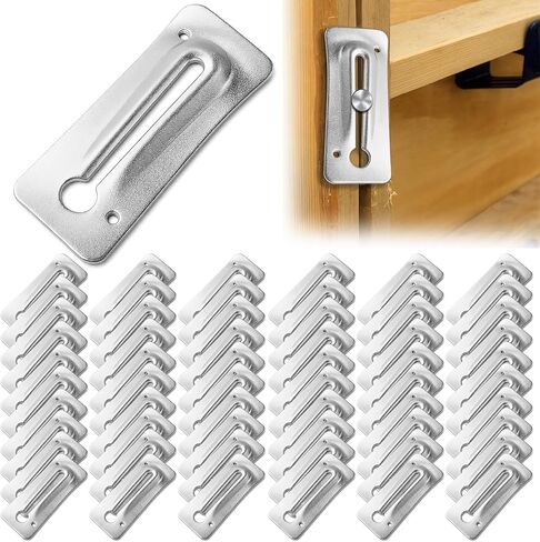 60 Pack Snap Tie Wedges for Concrete Formwork | 405 Galvanized Steel Concrete Form Brackets | Rust-Resistant Wall Ties Hardware | Compatible with Standard & Heavy-Duty Short/Long End Snap Ties in Saudi Arabia