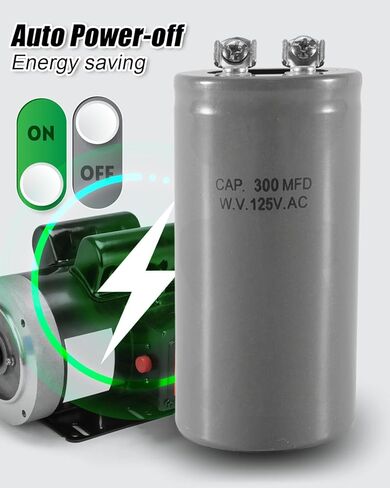 Motor Starting Capacitor Fit for 300MFD 300UF 125VAC HVAC 125V Capacitor CD60 300MFD in Saudi Arabia