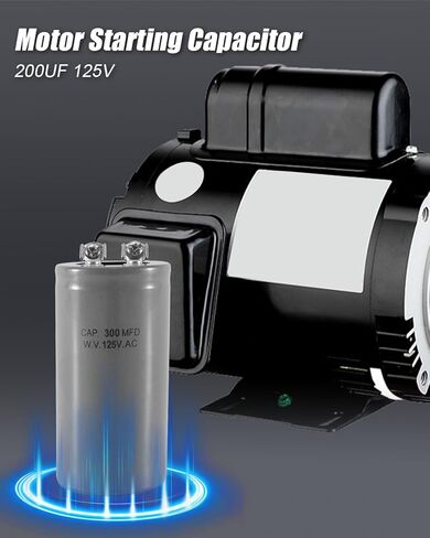 Motor Starting Capacitor Fit for 300MFD 300UF 125VAC HVAC 125V Capacitor CD60 300MFD in Saudi Arabia