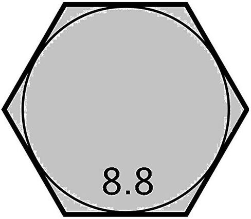 براغي سداسية الرأس فئة 8.8، M12-1.75، 120 مم Lg. - (عبوة من 5) in Saudi Arabia
