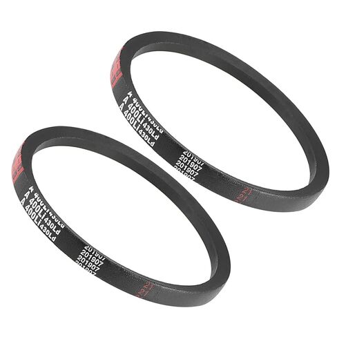 2pcs A-400Li/A16 Drive V-Belt - [13mm Width x 8mm Height] A-Section Rubber Drive Belt Wrapped for Transmission Use, 400mm Inside Circumference in Saudi Arabia
