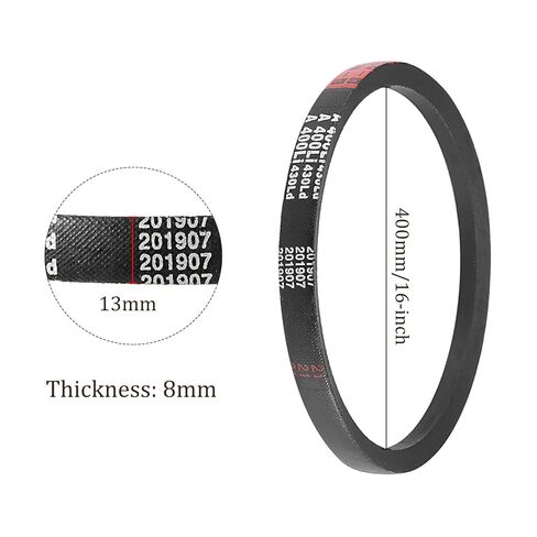 2pcs A-400Li/A16 Drive V-Belt - [13mm Width x 8mm Height] A-Section Rubber Drive Belt Wrapped for Transmission Use, 400mm Inside Circumference in Saudi Arabia