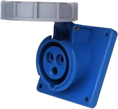 Industrial Aviation Concealed Socket Coupler 16a32a Male and Female Butt Power Connector IP67 Waterproof 3/4/5 core Oblique Plug(4 Core 32a Concealed Socket) in Saudi Arabia