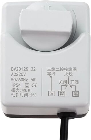 AC220V/DC12-24 DN15 DN20 DN25 صمام نحاسي 2-way/3-way مشغل كروي كهربائي مع مفتاح يدوي مغلق عادة 1 قطعة (3WAYAC220DN25) in Kuwait