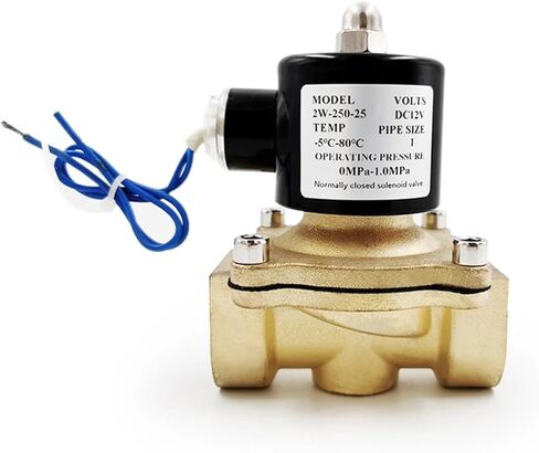 220V 1/2 3/4 1 Inch Electric Solenoid Valve DN15 DN20 DN25 N/C Normally Close Pneumatic Valves 12V/24V DC 1Pcs(3/4",AC220V) in Saudi Arabia
