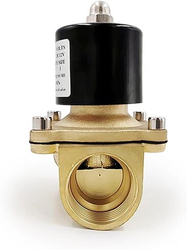 220V 1/2 3/4 1 Inch Electric Solenoid Valve DN15 DN20 DN25 N/C Normally Close Pneumatic Valves 12V/24V DC 1Pcs(3/4",AC220V) in Saudi Arabia