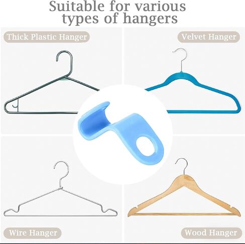 200 Pcs Hanger Hooks,Clothes Hanger Connector Hooks,Space Saving Hanger Hooks,Plastic Connectors Hooks for Clothes,Cascading Hanger Extenders for Closet Organizers,5 Colors in Saudi Arabia