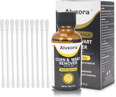 Wart Remover Liquid Wart Remover Freeze Off Fast Acting Salicylic Acid Wart Removers for Genital,H,Common,Flat, Corn and Callus, Warts, Plantar NDC Code:85248-034 in Saudi Arabia