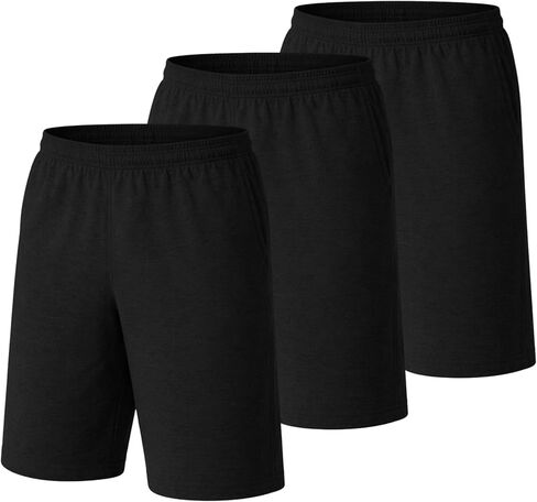 Hanes Men's Shorts, 3-Pack, Essentials 7.5" Short with Pockets, Gym Shorts for Men, Men's Athletic Shorts in Saudi Arabia