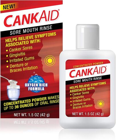 Mouth Rinse – Helps Relieve Canker Sores, Gingivitis, and Gum Irritation / Cleanse and Soothe Your Mouth / Concentrated Powder in Saudi Arabia