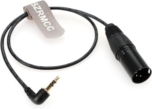 كابل محول الصوت SZRMCC لسماعات الرأس والميكروفون XLR 4 Pin ذكر إلى 3.5 مم TRS ذكر in Saudi Arabia