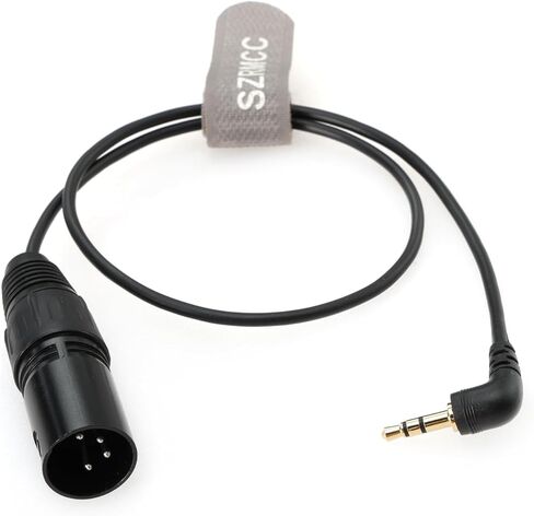 كابل محول الصوت SZRMCC لسماعات الرأس والميكروفون XLR 4 Pin ذكر إلى 3.5 مم TRS ذكر in Saudi Arabia