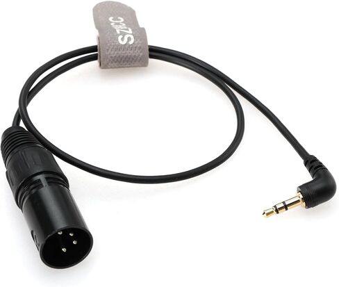 كابل محول الصوت SZRMCC لسماعات الرأس والميكروفون XLR 4 Pin ذكر إلى 3.5 مم TRS ذكر in Saudi Arabia