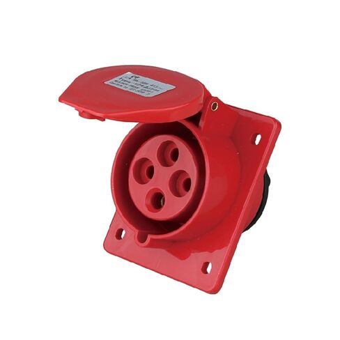 413/415/425 Waterproof Industrial Plug Oblique Concealed Socket 3-core 4-core 5-core 16A/32A(424) in Saudi Arabia