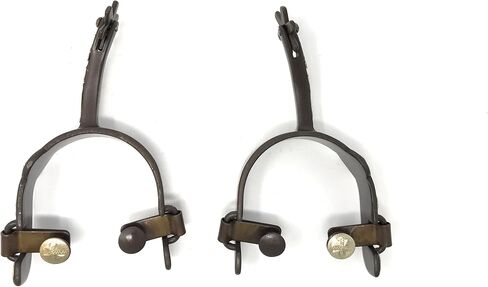 AJ Tack Ladies Antique Brown Cross Offset Spurs in Saudi Arabia