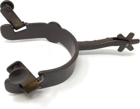 AJ Tack Ladies Antique Brown Cross Offset Spurs in Saudi Arabia