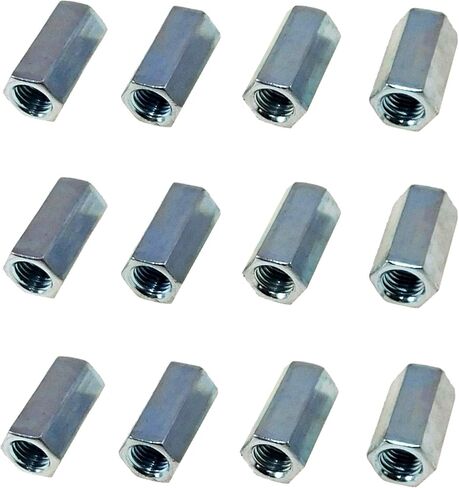 Hex Coupling Nut - Coupling Nuts 5/16-24 x 7/8" Long Fine Thread Hex Coupling Nut with Zinc Plate, Hex Rod Coupling Nut, Hex Coupling Nuts 5/16-24 x 7/8" Threaded Rod Connector (4) in Saudi Arabia