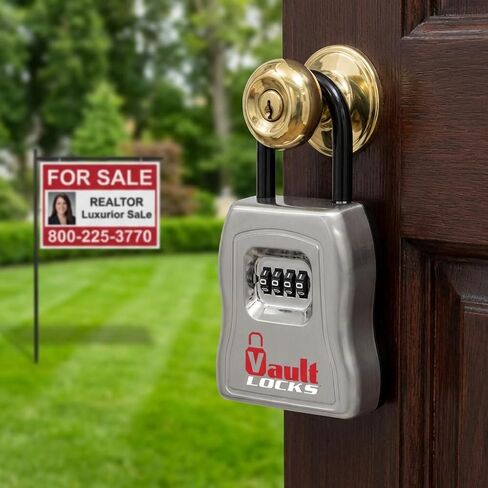 Key Lock Box with Separate Combination for Latch and Shackle | Large Key Storage Compartment | Vault Locks 5500 in Saudi Arabia