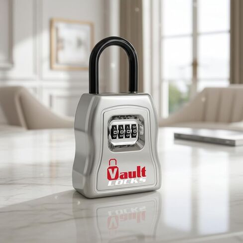 Key Lock Box with Separate Combination for Latch and Shackle | Large Key Storage Compartment | Vault Locks 5500 in Saudi Arabia