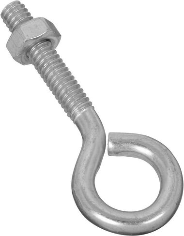 ستانلي هاردوير 221101 1/4" X 2-5/8" مسمار ذو عروة مطلي بالزنك مع صامولة مجمعة in Saudi Arabia