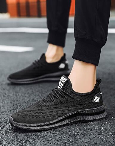 Men's Lightweight Fashion Running Shoes, Anti-Slip, Breathable, Casual Shoes; in Saudi Arabia