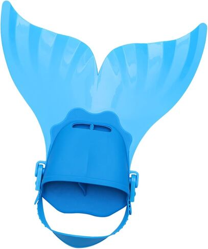 Kisangel Kids Mermaid Flippers Swimming Fins for Swim Training and Open Water Durable Comfortable Portable 15.7X15.7X5.9 Inches in Saudi Arabia