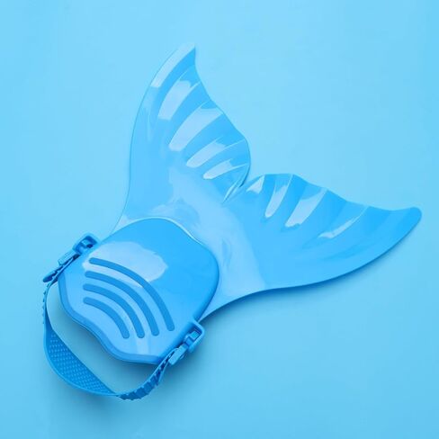 Kisangel Kids Mermaid Flippers Swimming Fins for Swim Training and Open Water Durable Comfortable Portable 15.7X15.7X5.9 Inches in Saudi Arabia