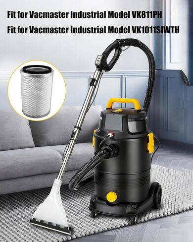 مجموعة فلتر خرطوشة متوافقة مع نماذج Vacmaster الصناعية VK811PH VK1011SIWTH VKHF001 in Kuwait