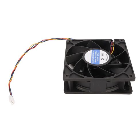 12cm Cooling Fan, 120x38mm 6000rpm 12V 2.7A 4pin FG DC Brushless PWM Black Computer Case Fan with Wires for Camera Servers in Saudi Arabia