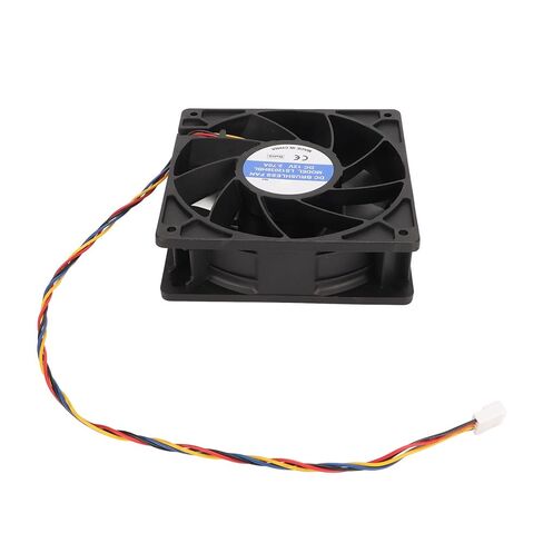 12cm Cooling Fan, 120x38mm 6000rpm 12V 2.7A 4pin FG DC Brushless PWM Black Computer Case Fan with Wires for Camera Servers in Saudi Arabia