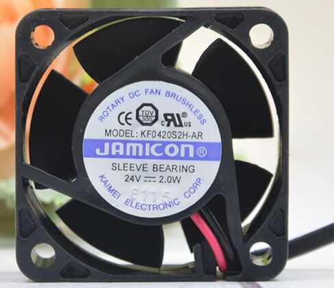 KF0420S2H-AR 40x40x20mm 24V 0.09A 2W 7800RPM 12CFM 2-Wire Cooling Fan in Saudi Arabia