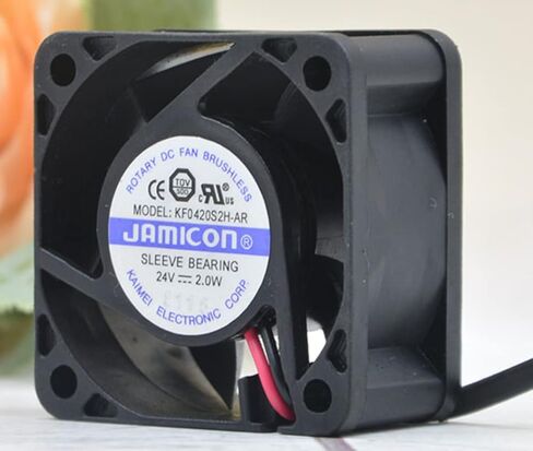 KF0420S2H-AR 40x40x20mm 24V 0.09A 2W 7800RPM 12CFM 2-Wire Cooling Fan in Saudi Arabia