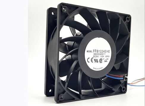 for FFB1224EHE 24V 1.50A 36W 4200RPM 178.4CFM 54DB 120X120X38MM 3-Wire Cooling Fan in Saudi Arabia
