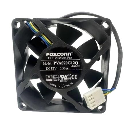PVA070G12Q DC12V 0.50A 70 مم 7 سم 7025 مروحة تبريد ذات 4 أسلاك in Kuwait