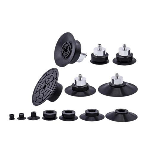 10Pcs Single Layer Silicone Material Vacuum Suction Cup PA Series PA-1.5/2/3.5/5/6/8/10/15(PA-5 White) in Saudi Arabia