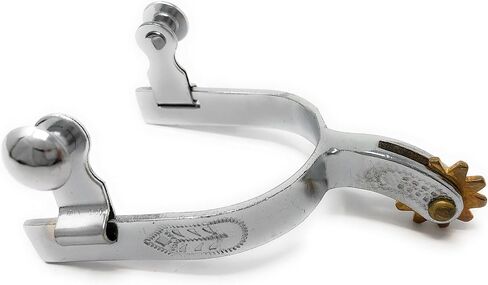 AJ Tack Youth Chrome Steel Engraved Spurs in Saudi Arabia